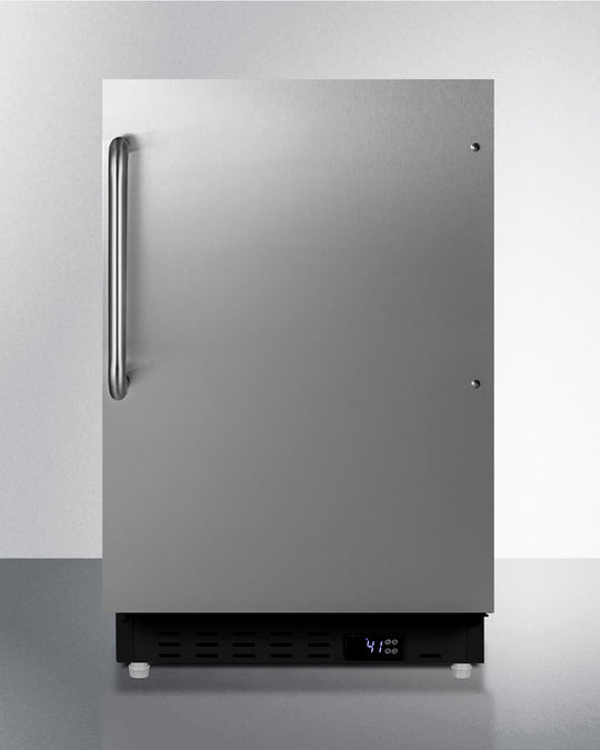 Summit ALR47BSSTB 20" Wide Built-In All-Refrigerator, Ada Compliant