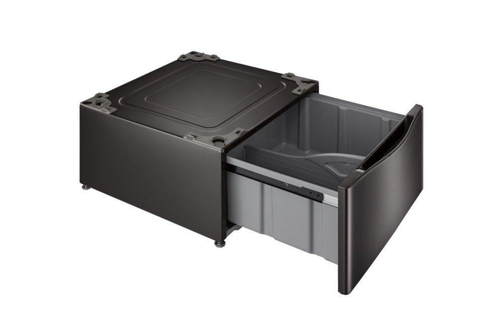 Lg WDP4B Laundry Pedestal - Black Steel