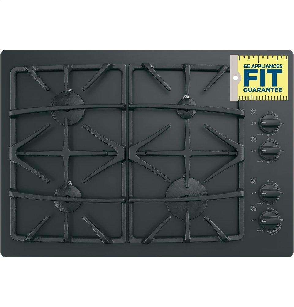 Ge Appliances JGP5530DLBB Ge® 30" Built-In Gas On Glass Cooktop With Dishwasher Safe Grates