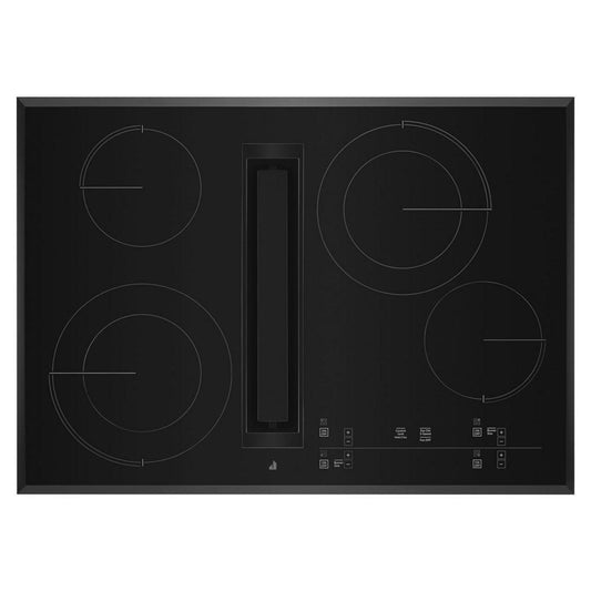 Jennair JED4430KB 30" Oblivion Glass Electric Radiant Downdraft Cooktop With Tap Touch Controls