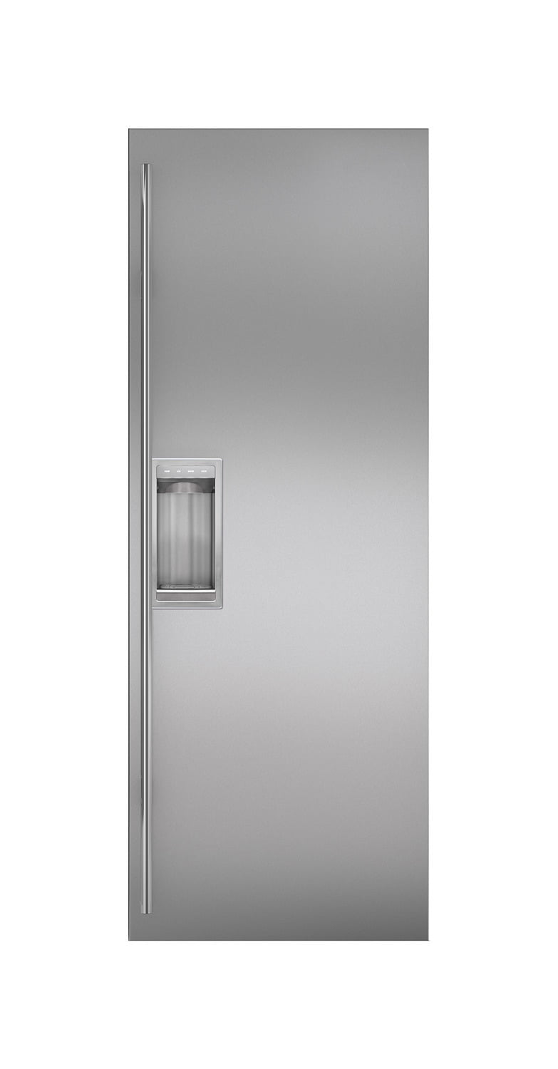 Sub-Zero 7030222 Stainless Steel Flush Inset Refrigerator Door Panel With Tubular Handle