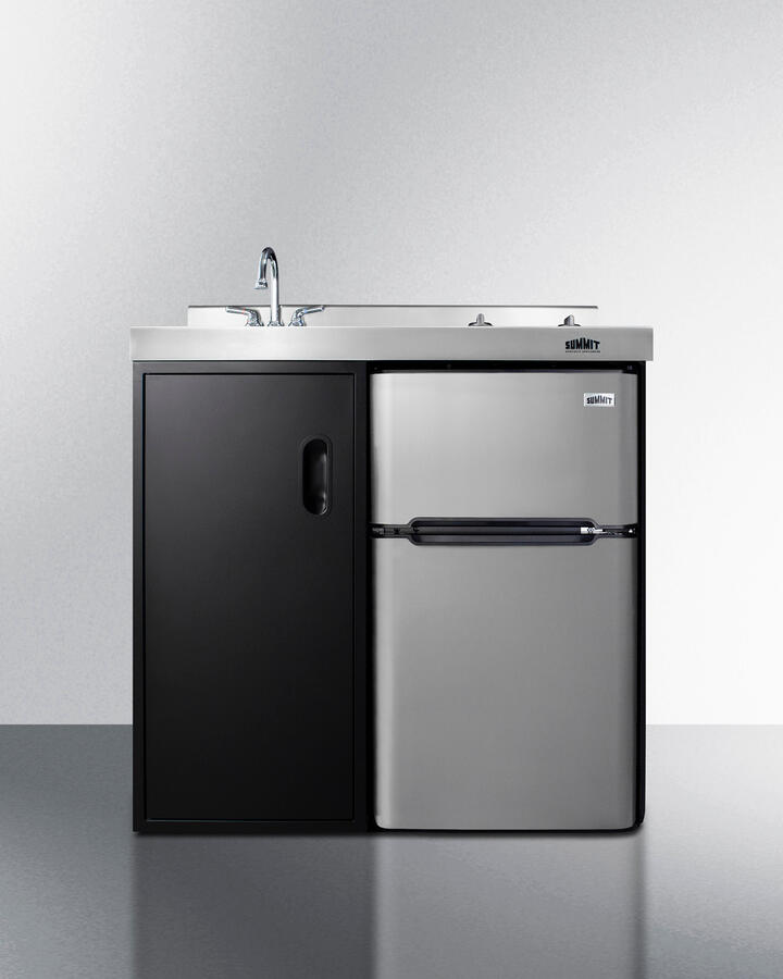 Summit CK36ELGLASS 36" Wide All-In-One Kitchenette