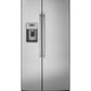 Ge Appliances PZS22MSKSS Ge Profile™ Series 21.9 Cu. Ft. Counter-Depth Side-By-Side Refrigerator