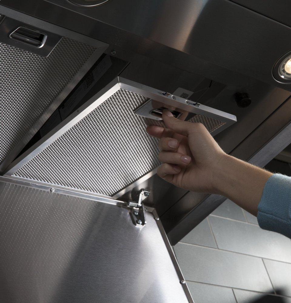 Ge Appliances UVW9361SLSS 36" Smart Designer Wall Mount Hood W/ Perimeter Venting