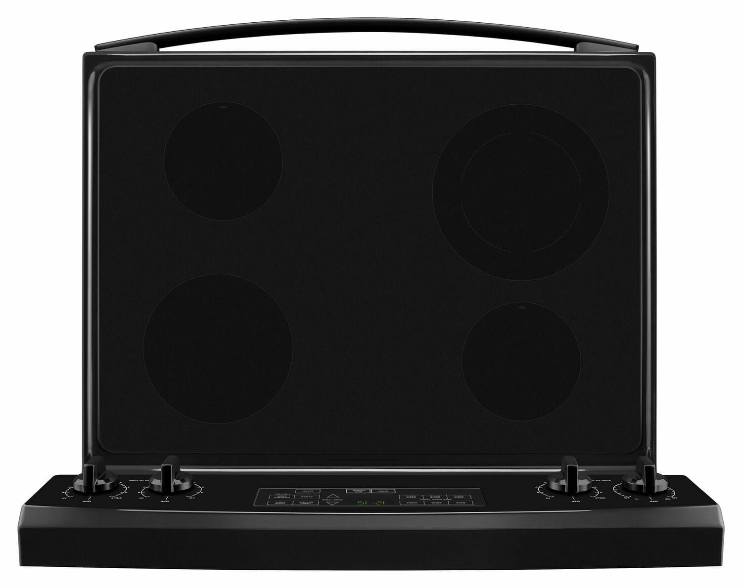 Amana AER6303MFB 30-Inch Electric Range With Extra-Large Oven Window - Black