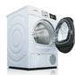 Bosch WTG86401UC 500 Series Cond. Dryer - 208/240V, Cap. 4.0 Cu.Ft., 15 Cyc.,65 Dba, Ss Drum, Silv. Rev./Door; Energy Star