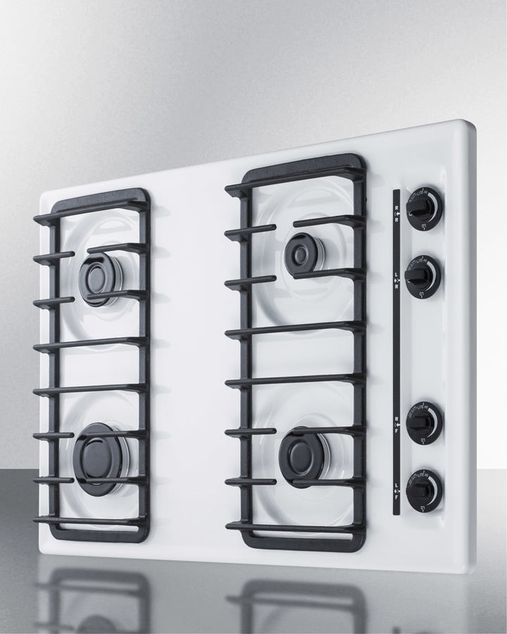 Summit WTL053S 30" Wide 4-Burner Gas Cooktop