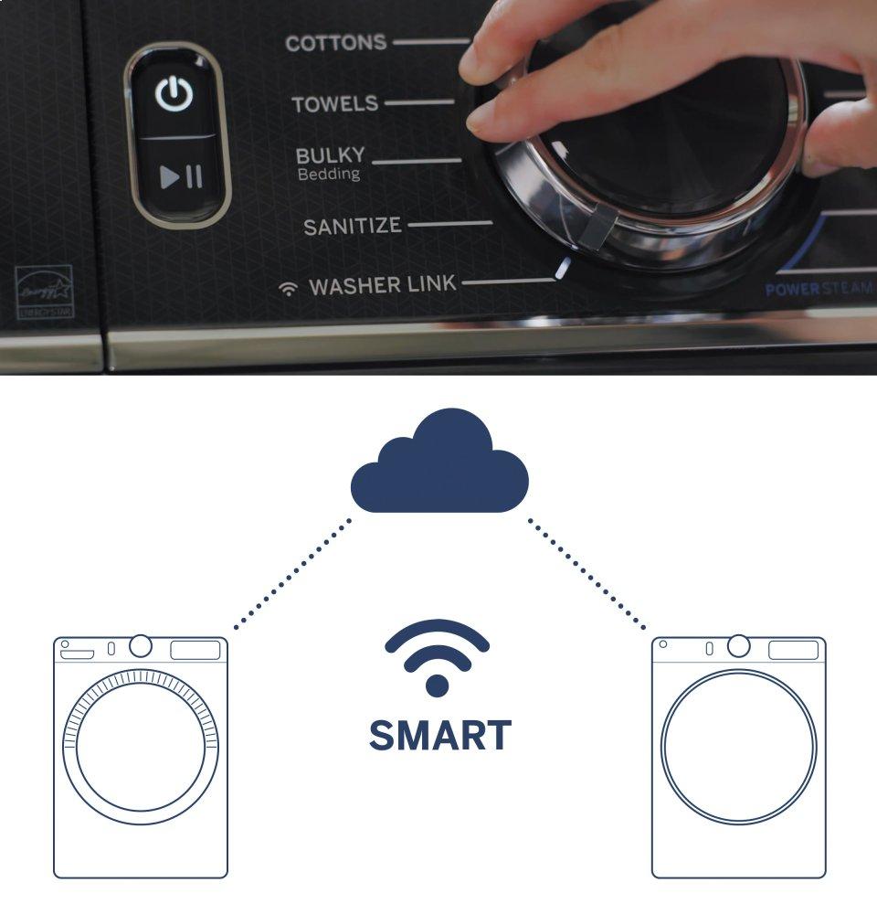 Ge Appliances GFD85GSPNDG Ge® 7.8 Cu. Ft. Capacity Smart Front Load Gas Dryer With Steam And Sanitize Cycle