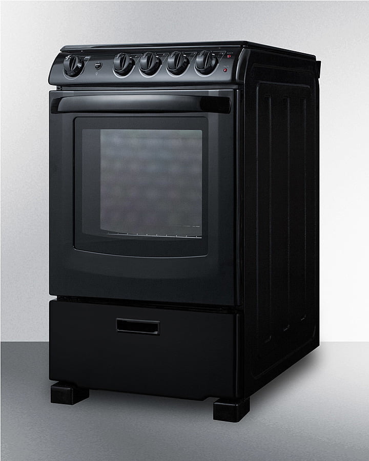 Summit REX2431BRT 24" Wide Electric Smooth-Top Range