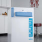 Summit FS407LBIMED2 Built-In Undercounter Medical/Scientific All-Freezer With Front Control Panel Equipped With A Digital Thermostat And Nist Calibrated Thermometer/Alarm