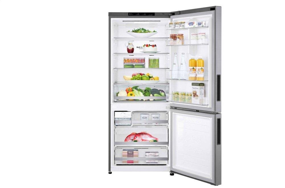 Lg LBNC15231V 15 Cu. Ft. Bottom Freezer Refrigerator
