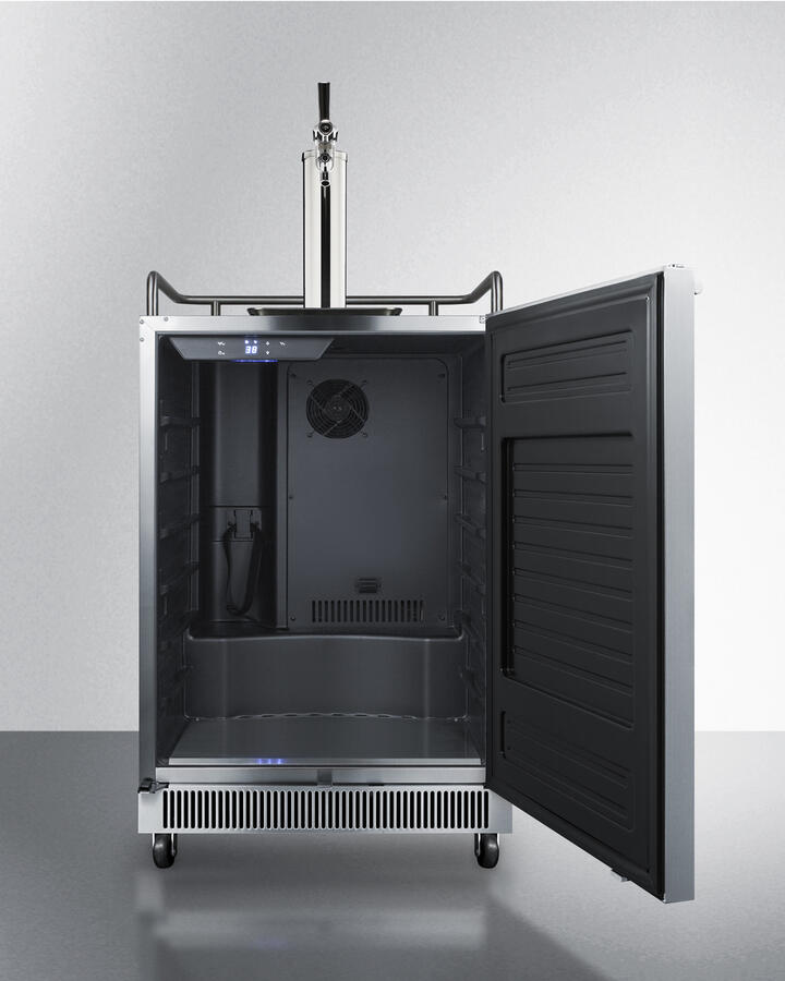 Summit SBC677BITL 24" Wide Built-In Kegerator With Taplock
