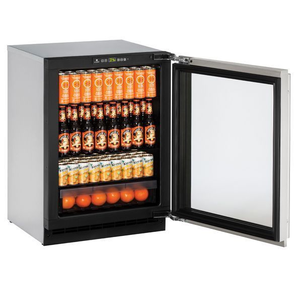 U-Line U2224RGLS15B 2224Rgl 24" Refrigerator With Stainless Frame Finish (115 V/60 Hz Volts /60 Hz Hz)