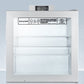 Summit SCFU386NZ Commercially Approved Nutrition Center Series Compact Glass Door All-Freezer With Front Lock And Nist Calibrated Digital Temperature Display