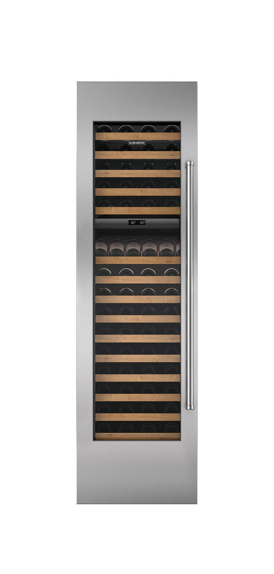 Sub-Zero 7025338 Stainless Steel Wine Storage Door Panel With Pro Handle And 6" Toe Kick - Right Hinge