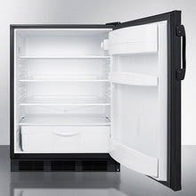 Summit FF6BKBI7ADA Ada Compliant Commercial All-Refrigerator For Built-In General Purpose Use, With Automatic Defrost Operation And Black Exterior