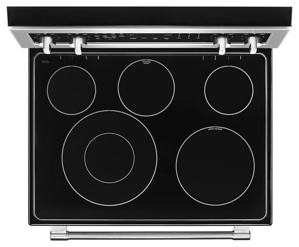 Maytag MER8800FZ 30-Inch Wide Electric Range With True Convection And Power Preheat - 6.4 Cu. Ft.