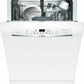 Bosch SHE3AR72UC Ascenta Recessed Hndl, 6/2 Cycles, 50 Dba, Adj Rack - Wh