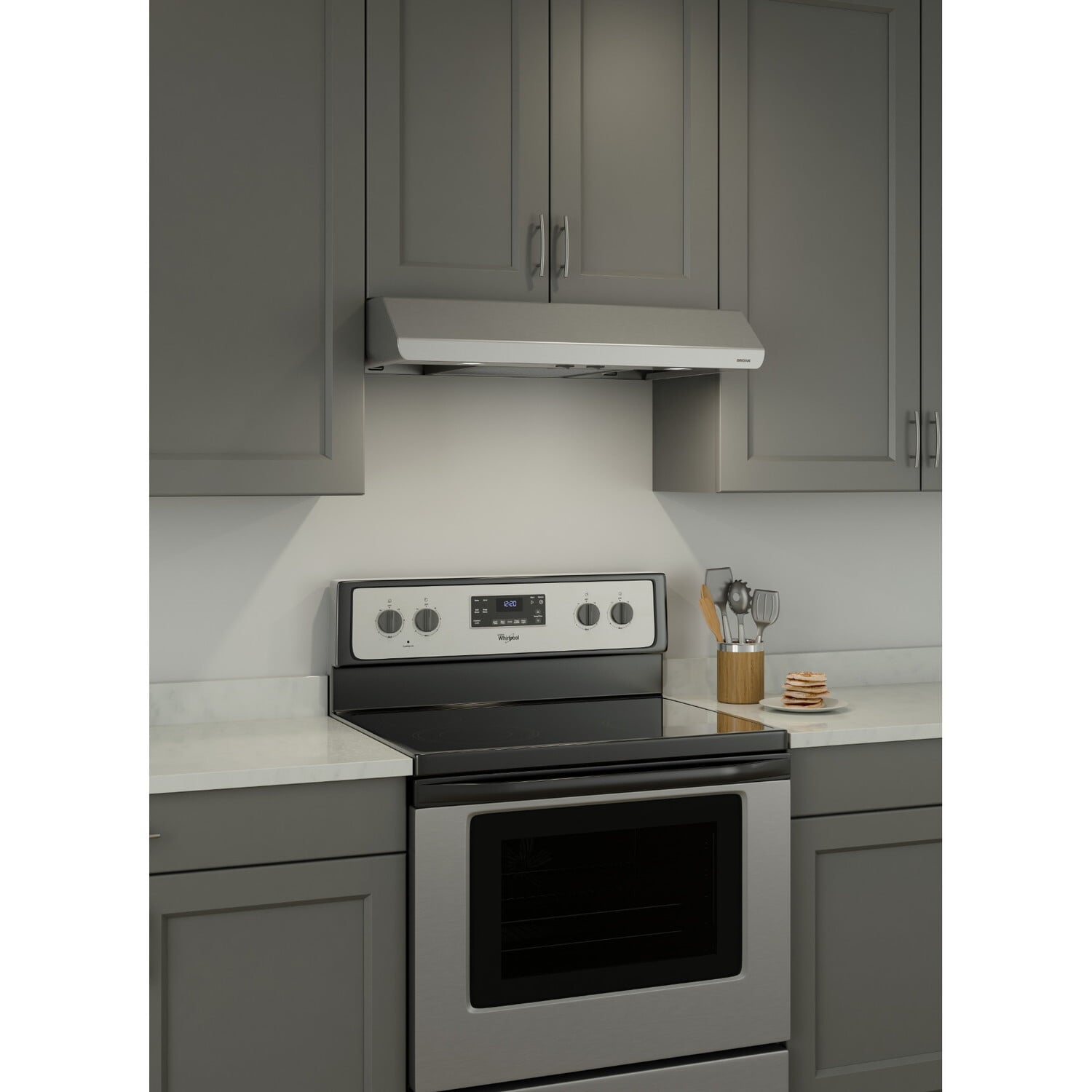 Broan BKSA130SS Broan® 30-Inch Convertible Under-Cabinet Range Hood, 250 Cfm, Stainless Steel