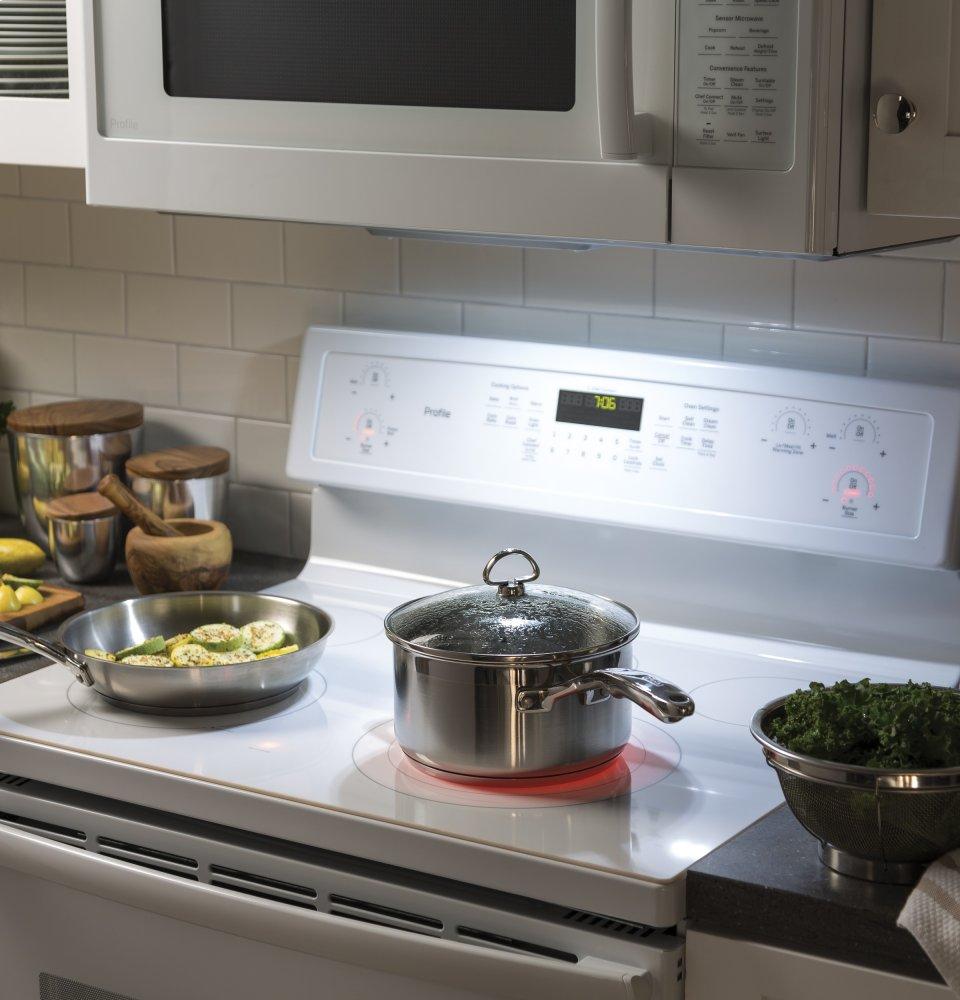 Ge Appliances PVM9179DKWW Ge Profile™ 1.7 Cu. Ft. Convection Over-The-Range Microwave Oven