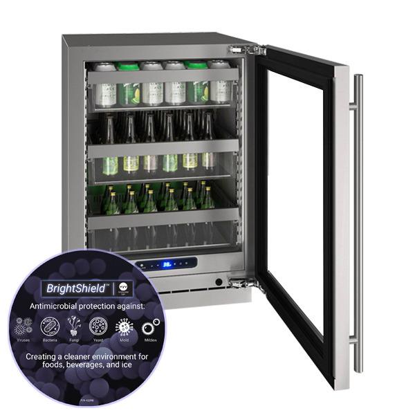 U-Line UHRE524SG81A Hre524 24" Refrigerator With Stainless Frame Finish (115 V/60 Hz Volts /60 Hz Hz)