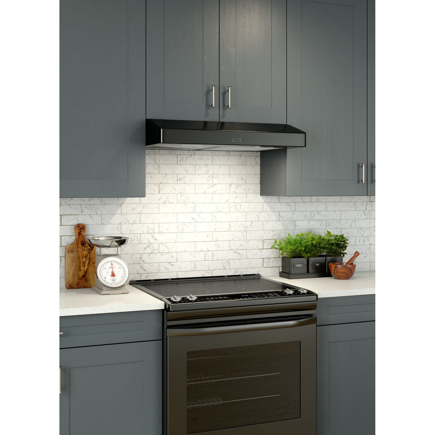Broan TEN236BL Broan® Elite 36-Inch Convertible Under-Cabinet Range Hood, Black