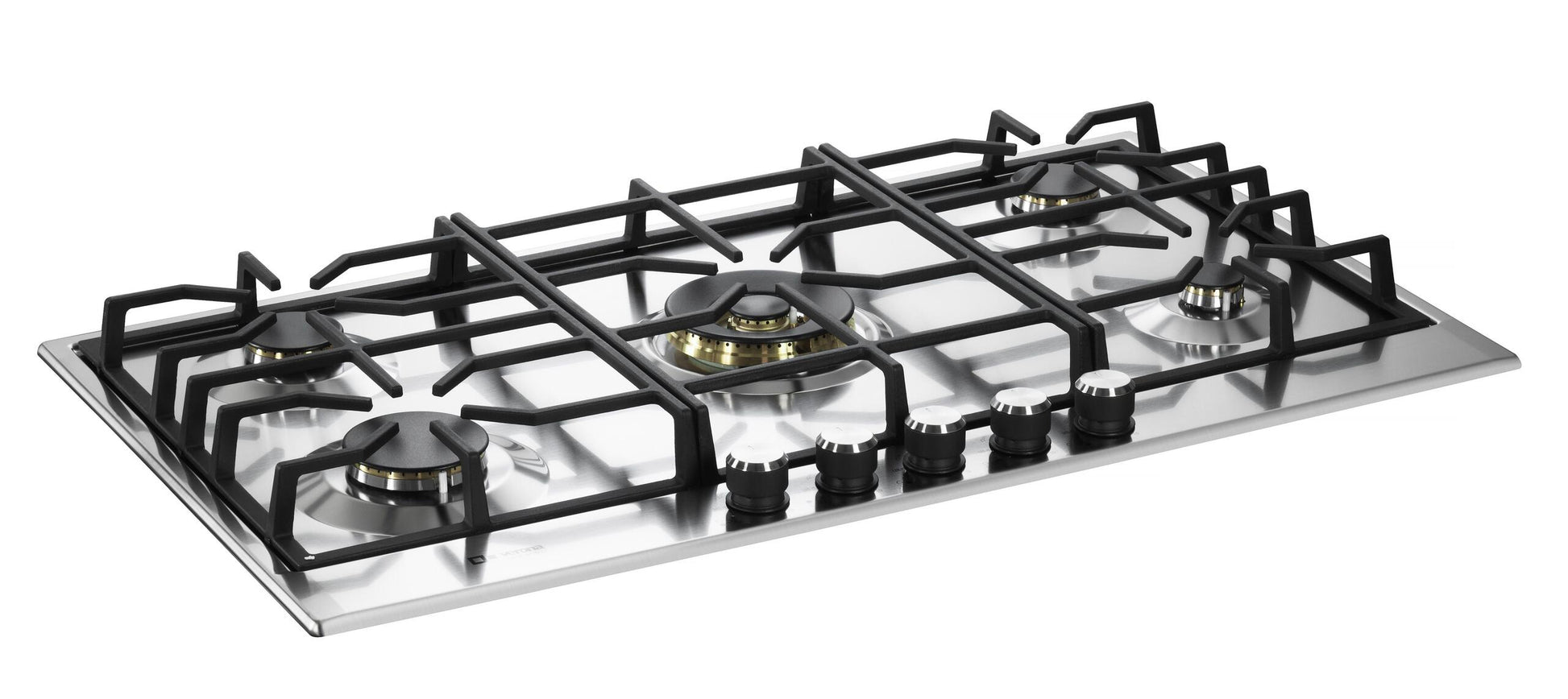 Verona VDGCT536FSS Verona 36" Designer Gas Cooktop-Brass Burners Ss