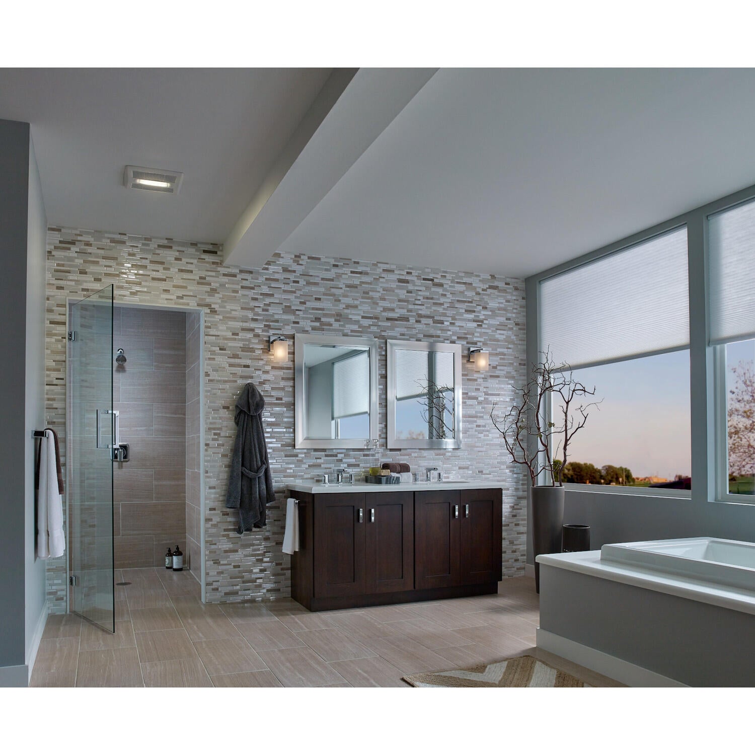 Broan AE80BL Broan-Nutone® Wall Vent Kit, 3" Or 4" Round Duct