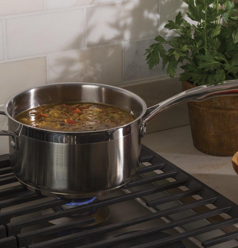 Ge Appliances PGP7030SLSS Ge Profile™ 30" Built-In Gas Cooktop With 5 Burners And Optional Extra-Large Cast Iron Griddle