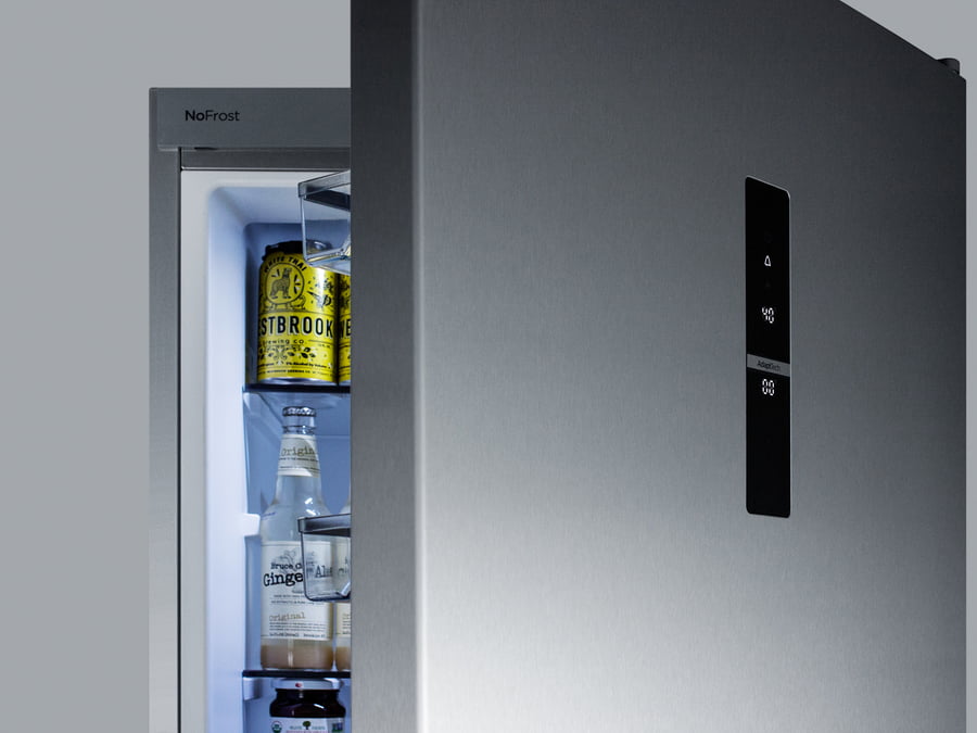 Summit FFBF181ESBI 24" Wide Built-In Bottom Freezer Refrigerator