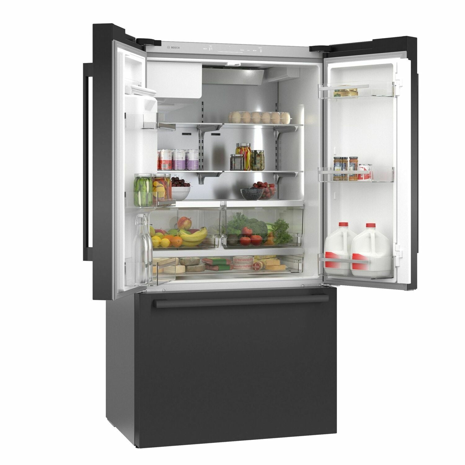 Bosch B36CD50SNB French Door Freestanding Refrigerator Town