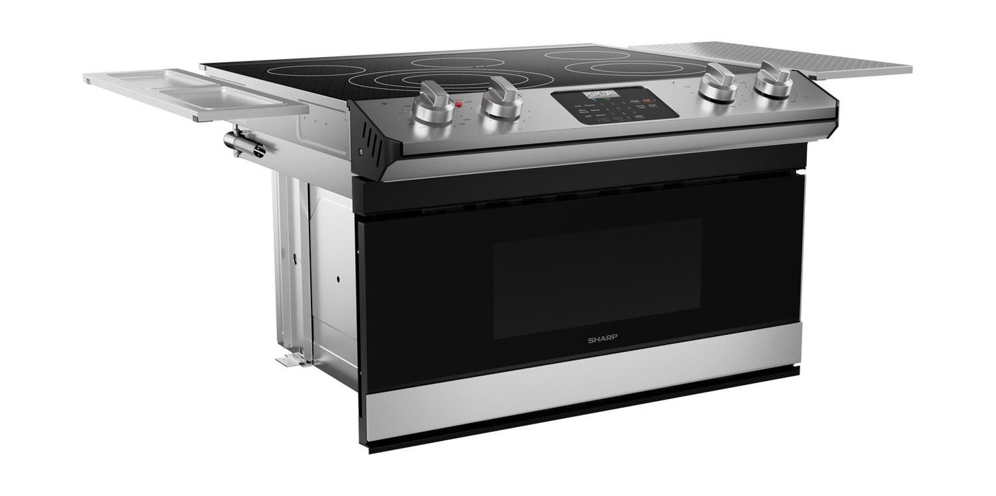Sharp STR3065HS Smart Radiant Rangetop With Microwave Drawer Oven