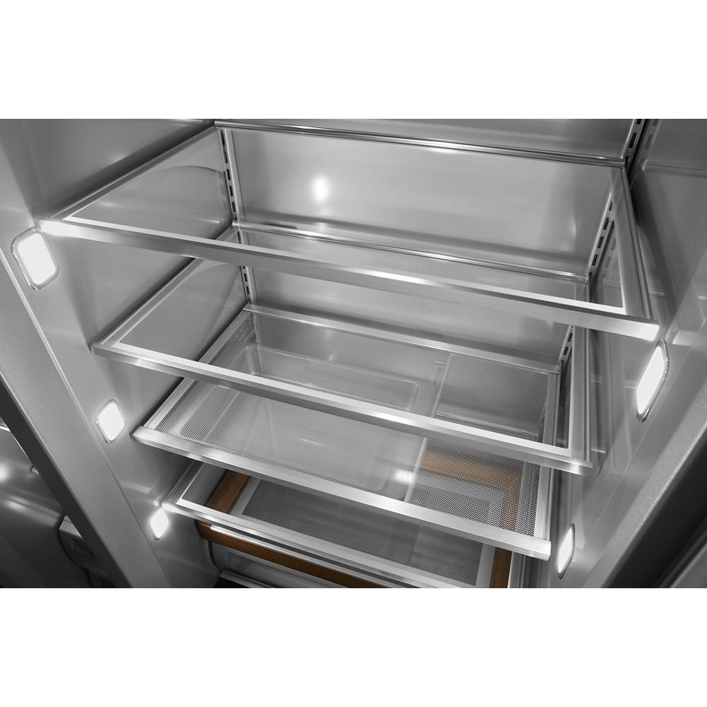 Kitchenaid KBSN708MPA 30 Cu. Ft. 48"" Built-In Side-By-Side Refrigerator With Panel-Ready Doors