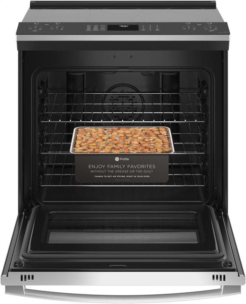 Ge Appliances PSS93YPFS Ge Profile&#8482; 30" Smart Slide-In Electric Convection Fingerprint Resistant Range With No Preheat Air Fry
