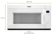 Whirlpool WMH53521HW 2.1 Cu. Ft. Over-The-Range Microwave With Steam Cooking