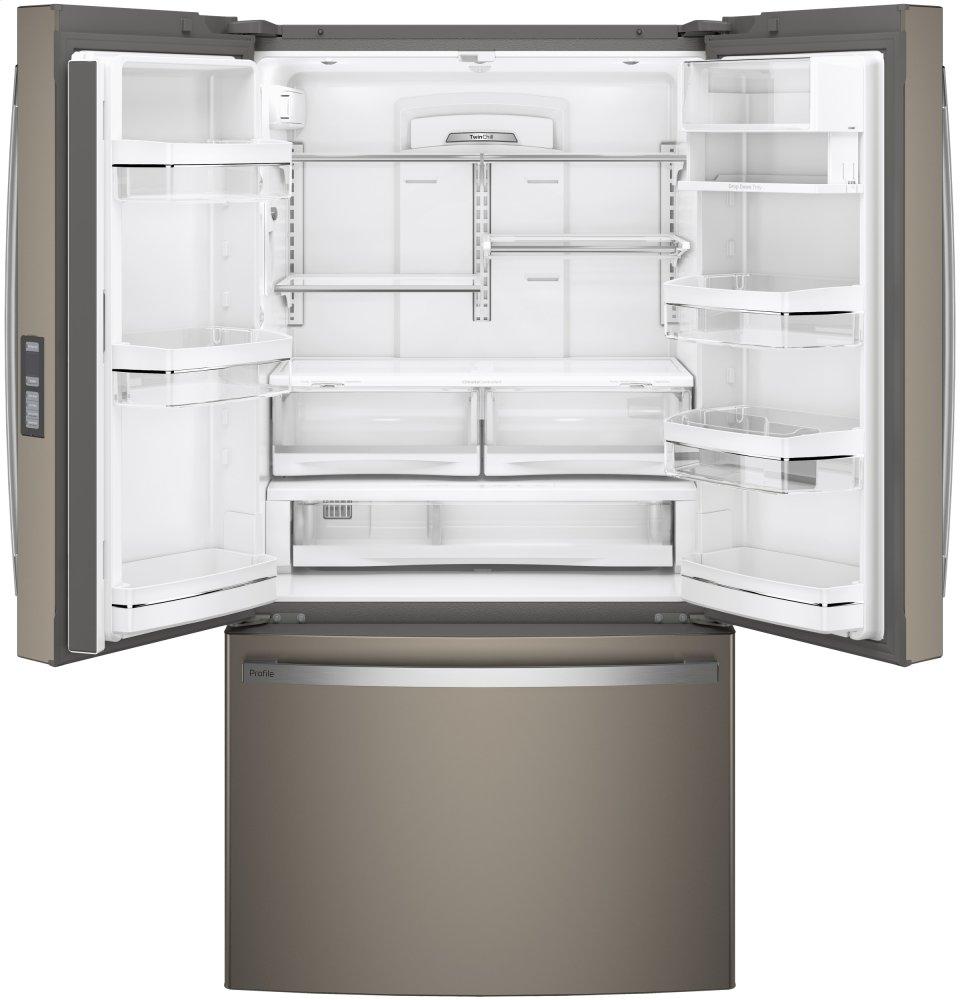 Ge Appliances PWE23KMKES Ge Profile™ Series Energy Star® 23.1 Cu. Ft. Counter-Depth French-Door Refrigerator