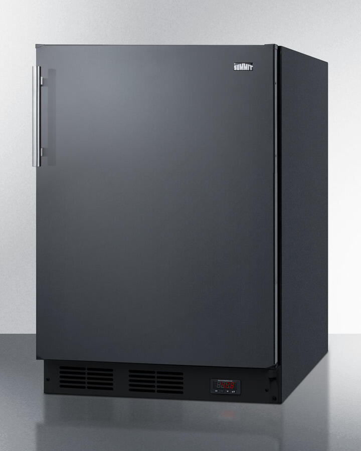 Summit FF63BBIDTPUB Built-In Undercounter Craft Beer Pub Cellar In Black With Digital Thermostat And Deluxe Interior