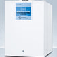 Summit FS30L7NZ Commercially Approved Nutrition Center Series Compact All-Freezer In White With Front Lock And Nist Calibrated Digital Temperature Display
