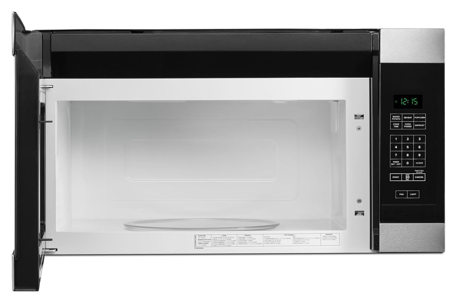 Amana AMV2307PFS 1.6 Cu. Ft. Over-The-Range Microwave With Add 0:30 Seconds Stainless Steel