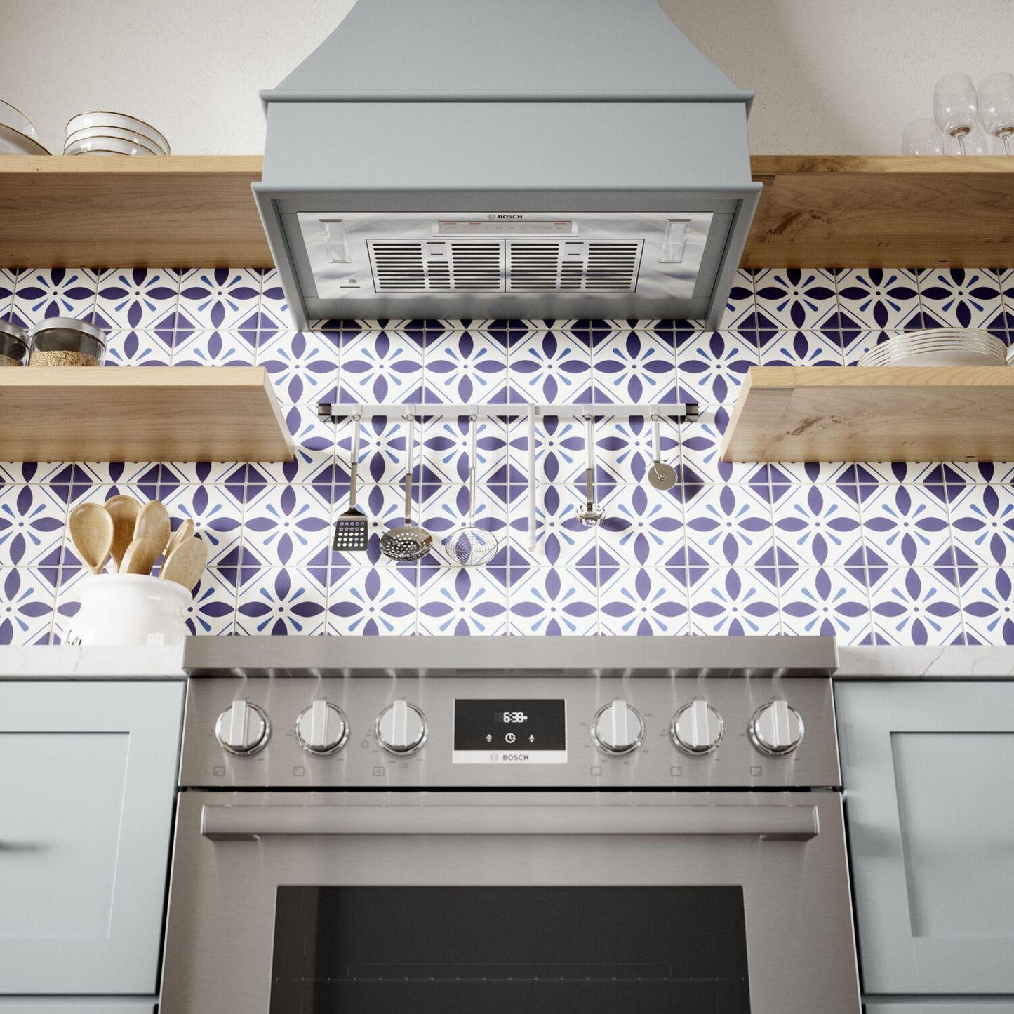 Bosch HUI80553UC 800 Series Custom Insert Stainless Steel Hui80553Uc