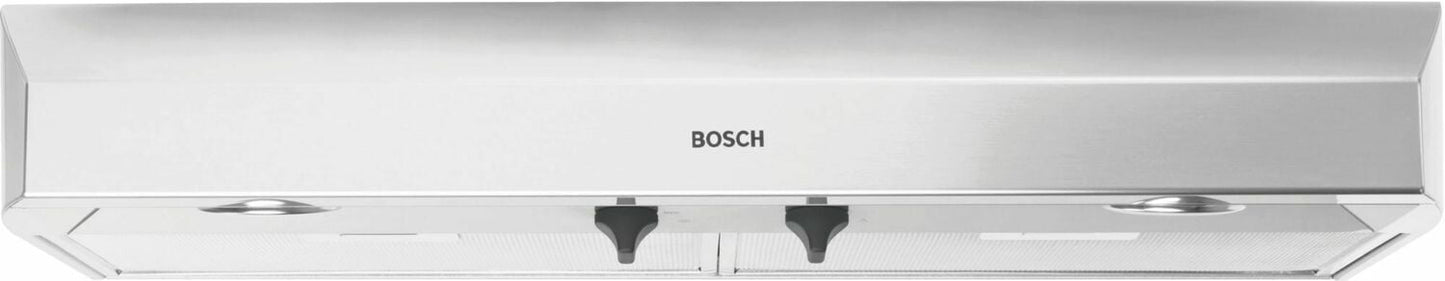 Bosch DUH36252UC 500 Series, 36" Under-Cabinet Hood, 400 Cfm, Halogen Lights, Stnls