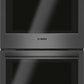 Bosch HBL8642UC 800 Series Double Wall Oven 30'' Black Stainless Steel Hbl8642Uc