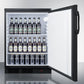 Summit FF7LBLBIPUB Commercially Approved Built-In Undercounter Craft Beer Pub Cellar With Digital Thermostat In Black Finish
