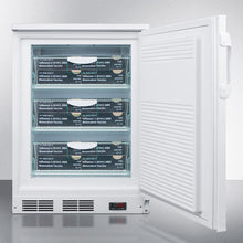 Summit FF7LWBIVAC Built-In Undercounter Medical All-Refrigerator For Temperature Stable Medical Storage, With Interior Basket Drawers, Internal Fan, Lock, And More