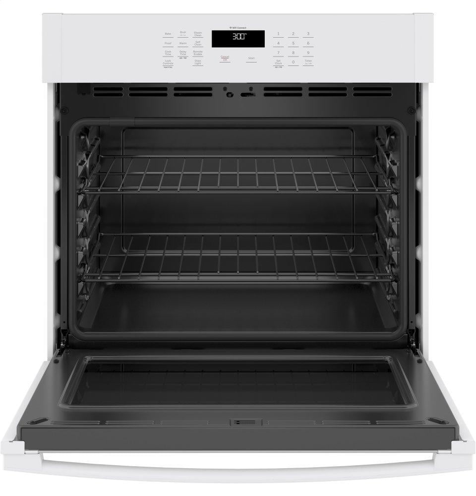 Ge Appliances JTS3000DNWW Ge® 30" Smart Built-In Self-Clean Single Wall Oven With Never-Scrub Racks
