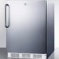 Summit FF6LW7CSS Commercially Listed Built-In Undercounter All-Refrigerator For General Purpose Use, Auto Defrost W/Complete Stainless Steel Wrapped Exterior And Front Lock