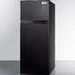 Summit FF1119B Energy Star Qualified Ada Compliant Refrigerator-Freezer In Black With Frost-Free Operation