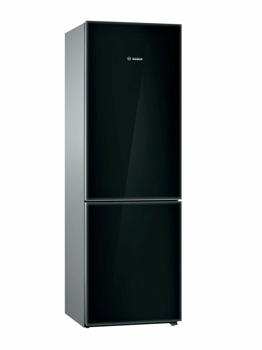 Bosch B10CB81NVB 800 Series Free-Standing Fridge-Freezer With Freezer At Bottom, Glass Door 23.5'' Black B10Cb81Nvb