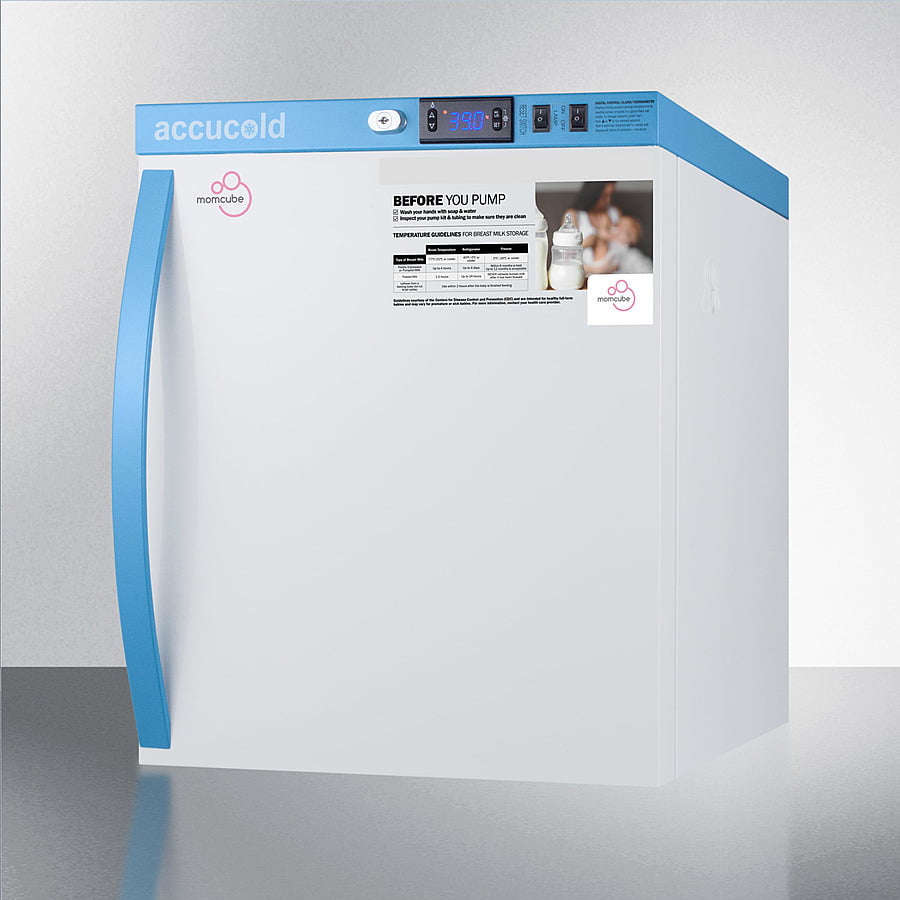 Summit MLRS1MC 1 Cu.Ft. Countertop Momcube Breast Milk Refrigerator