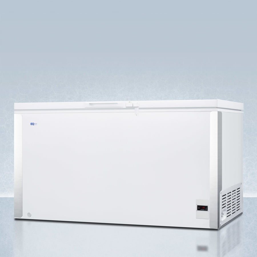 Summit EQFF152 Commercially Listed 17 Cu.Ft. Frost-Free Chest Freezer In White With Digital Thermostat For General Purpose Storage; Replaces Scff150